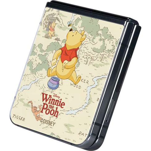 Disney Winnie the Pooh Hundred Acre Wood Galaxy Z Flip5 5G Skin